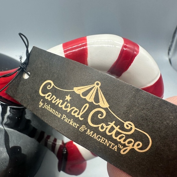 Carnival Cottage JoHanna Parker Magenta  porcelain holiday penguin teapot - Picture 2 of 10